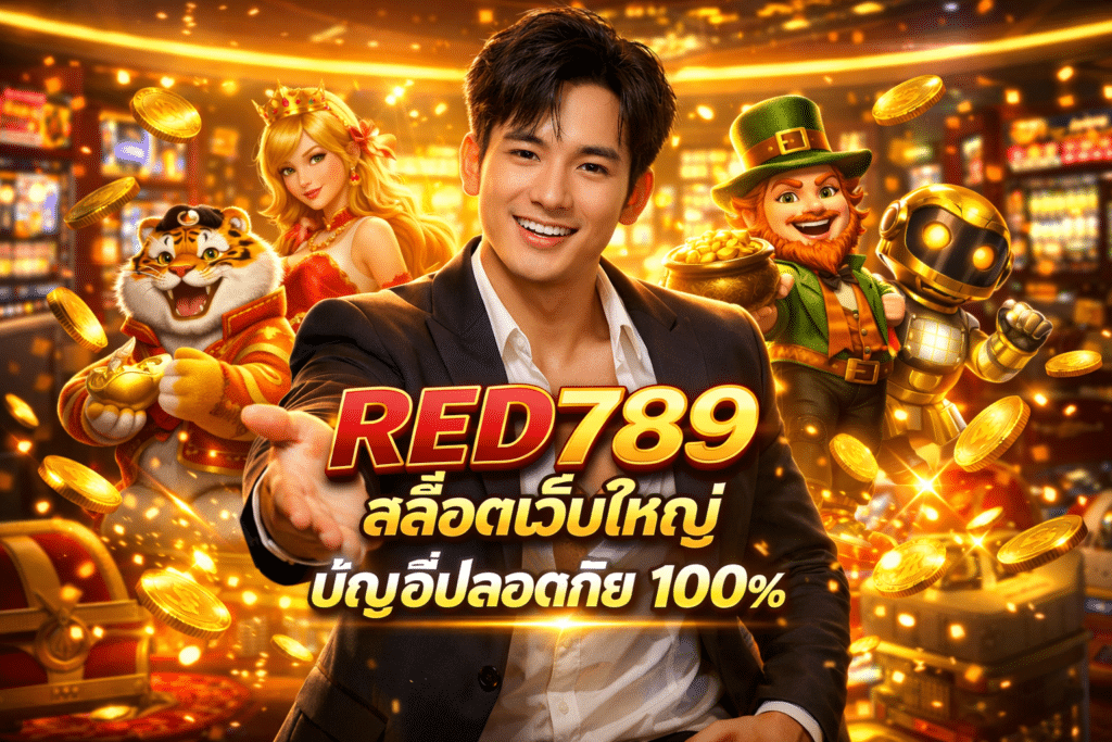 RED789 สล็อตเว็บใหญ่ บัญชีปลอดภัย 100% มั่นใจทุกการเล่น